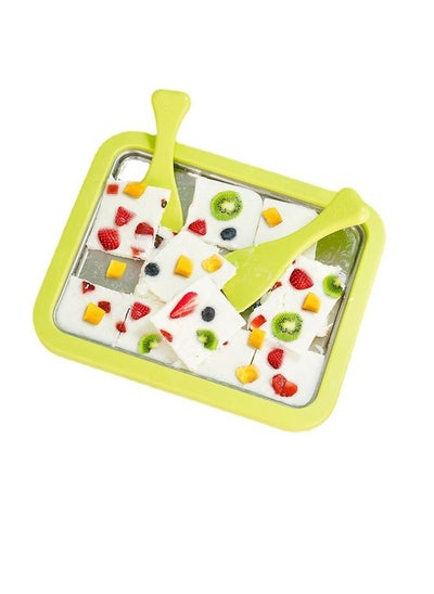 Buy 3-Piece Fried Ice Machine Plate For Ice-Cream Maker in UAE