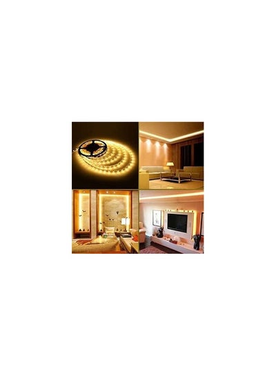 Buy Warm yellow LED strip light 20 meters with extension in Egypt