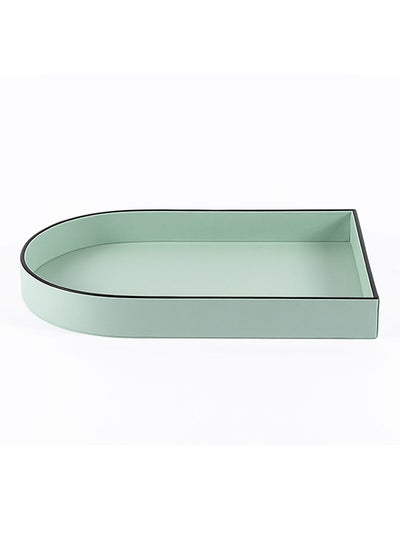 Buy Sact Large Decorative Tray, Green - 45x30 cm in UAE