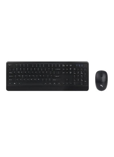 اشتري Wireless Keyboard And Mouse Set -English/Arabic Black في الامارات