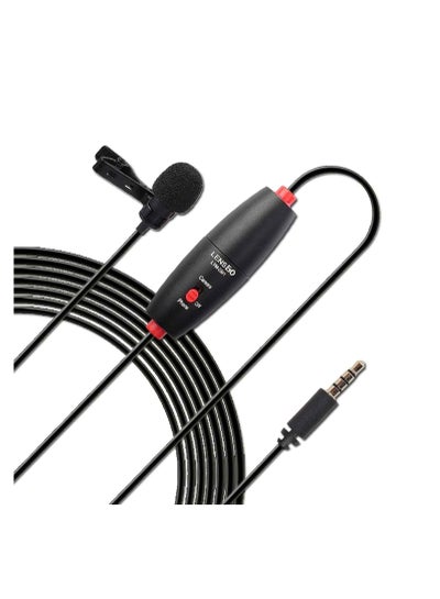 Buy Lens Go LYM-DM1 Lavalier Stereo Clip Microphone for Canon Nikon iPhone DSLR Camcorders Audio Recorders in Egypt