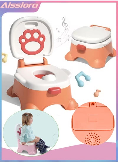 Buy Baby Squatting Toilet,Music Playing Function Baby Toilet Stool for Boys and Girls,Children's Toilet Seat,Portable Baby Potty Training with Removable Potty Pot,Potty Training Toilet for Toddler & Baby & Kids in Saudi Arabia