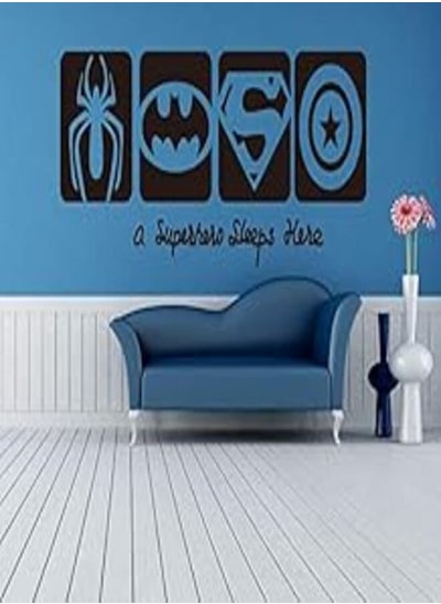 اشتري Classical Pattern Simple Words Wall Stickers Room Decorat Wallpaper في مصر