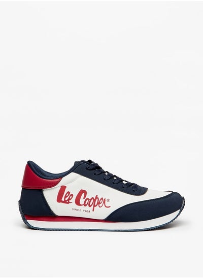 Buy Women Logo Print Lace-Up Sneakers in Saudi Arabia