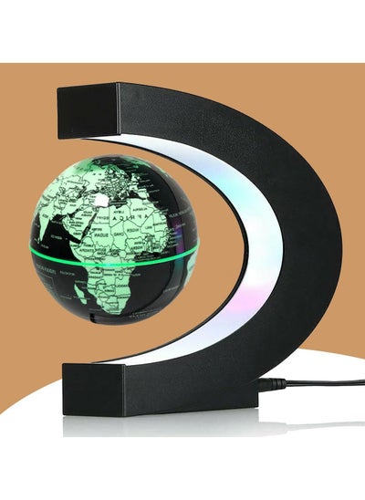 اشتري LED Magnetic Floating Levitation Globe World Map Antigravity Electronic Lamp Ball Light Home Decoration Birthday Gifts في السعودية