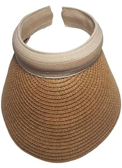 Buy MerryGlam Women Beach Hat | Brim Straw Girls Summer Woven Bucket Cap_ Travel Foldable Floppy UV Protection Sun Beach Hat in UAE