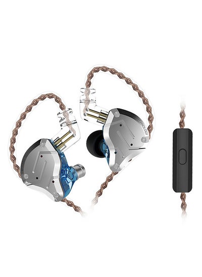 اشتري KZ ZS10 Pro 3.5mm Wired In-ear Headphones 1DD+4BA Hybrid HiFi Music Earphone Sports Headset 2pin Detachable Cable In-line Control with Mic في الامارات