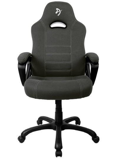 اشتري Arozzi Enzo Woven Fabric Ergonomic Computer Gaming/Office Chair with Swivel, Tilt, Rocker, and Adjustable Height, Black Grey | ENZO-WF-BKGY في الامارات