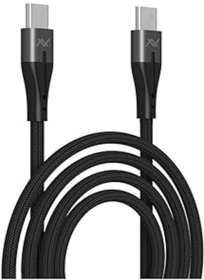 Buy L'avvento (MP474) Ultra-Fast Type-C to Type-C Sync and Charging Cable Fast Charging 100W - 1M in Egypt