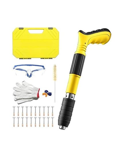 Buy Nail Wall Fixing Tool for Cement Wall, Manual Steel Nail Gun Tool, Concrete Nail Gun, Mini Portable Nail Shooting Machine with100 Nails, House… in Saudi Arabia