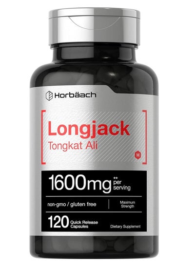 Buy Longjack Tongkat Ali 1600 mg - 120 Capsules in Saudi Arabia