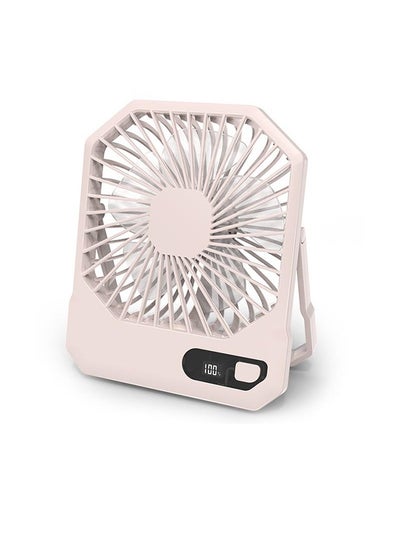 Buy USB Desktop Fan, Rotatable 3 Speeds Protable Personal Fan, Strong Wind Ultra Quiet Small Desk Fan Tilt for Home Office Desktop in Saudi Arabia