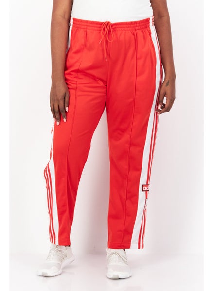 اشتري Women Plus Size Running Sweatpants, Red/White في الامارات