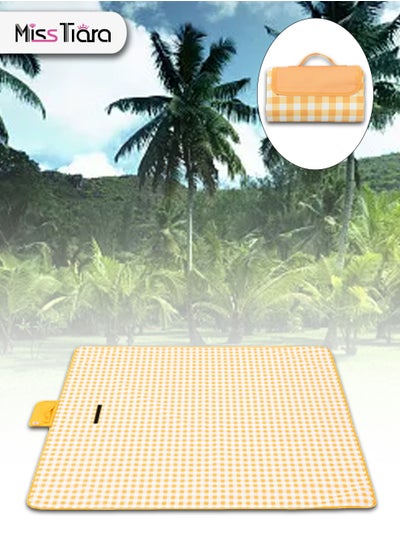 اشتري Foldable Waterproof Portable Outdoor Picnic Camping Moisture-Proof Mat 145*200CM في الامارات