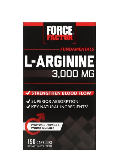 اشتري L-Arginine 3000 mg 150 Capsules (600 mg per Capsule) في السعودية