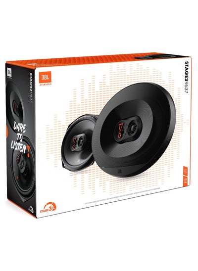 اشتري Stage3 9637 3-Way Car Speaker Set by Harman Kardon - 375 Watt Car Audio System with Large JBL Oval Woofer 6" x 9" (152 mm x 230 mm) في الامارات