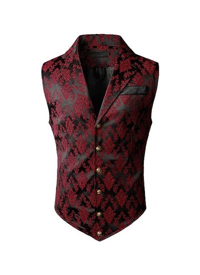 Buy New men's retro V-neck fake two piece vest in Saudi Arabia