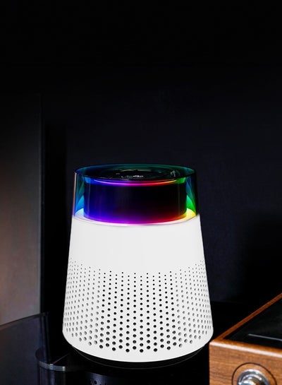 Buy Small Air Purifier Portable Desktop Air Cleaner With Colorful Light in Saudi Arabia