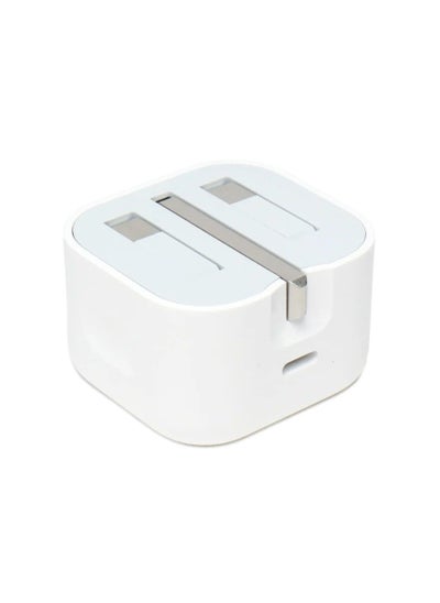 Buy Fast charging wall plug, 20W PD output, white in Saudi Arabia