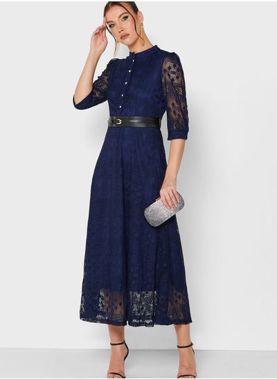 Buy Lace A-Line Dress in UAE