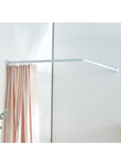 اشتري Neo L-Shaped Shower Curtain Pole 80 x 80 cm في الامارات