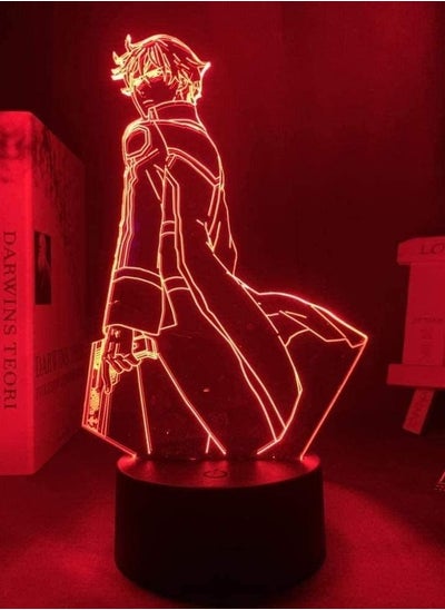 Buy 3D LED Illusion Lamp Multicolor Night Light USB Anime Boys Irregular At Magic High School Tatsuya Shiba Bedroom Decor Birthady Present Xmas 16 colors With Remote Control in UAE