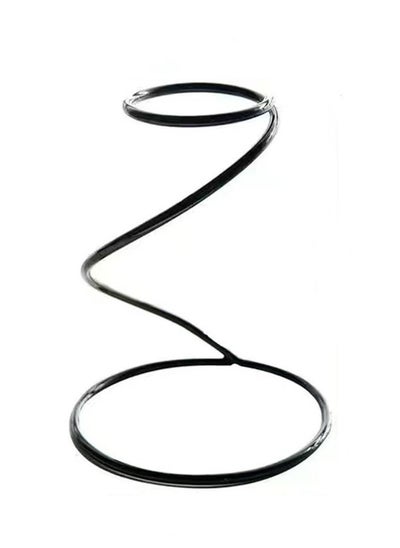 Buy Iron Spiral Drip Coffee Filter Holder Black in Saudi Arabia