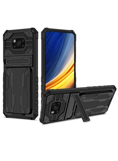 Buy Shockproof Protective Cases Cover Compatible for Xiaomi Poco X3/X3 NFC/X3 Pro Black in Saudi Arabia