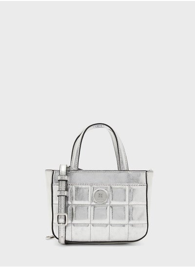 Buy Top Handle Chain Detail Tote in UAE