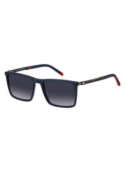 Buy Men's UV Protection Rectangular Shape Carbon Fiber Sunglasses TH 2077/S GREY 41 - Lens Size: 41 Mm - Blue in UAE