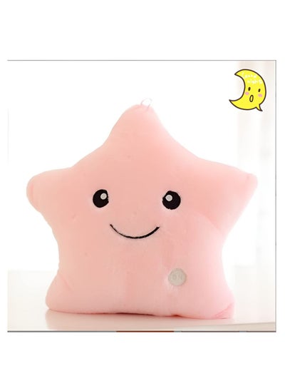 Buy Star Glowing LED Night Light Up Plush Pillows Stuffed in UAE