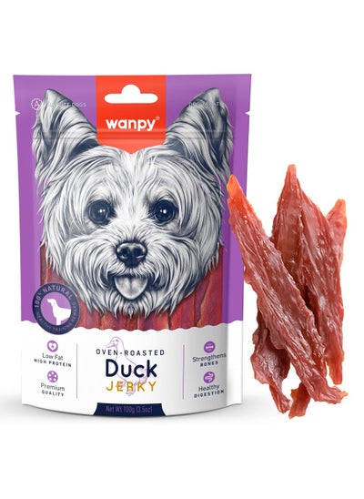 Buy Oven Roasted Duck Jerky Dog And Puppy Treats 100g in UAE