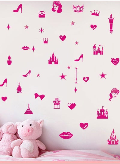 Buy Girls Bedroom Wall Decoration Cartoon Wall Stickers in UAE