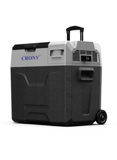 اشتري CRONY Car Refrigerator 50L ECX50 Lithium Battary Truck Portable Freezer Cooler AC/DC Compressor Fridge في السعودية