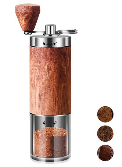 Buy Manual Coffee Grinder Brown/Silver in Saudi Arabia