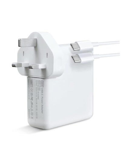 Buy Fast Charger 96W Type C Macbook Pro-Air Fast Replacement Charger with 6ft USB C Cable in UAE