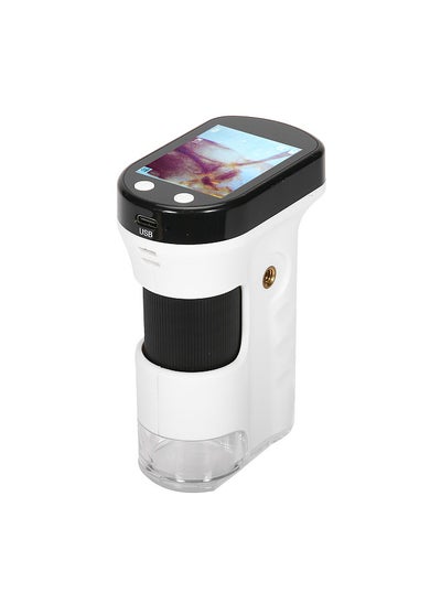 Buy Portable Digital Microscope Rechargeable Pocket Microscope with 2.4-Inch LCD Screen Handheld Mini Microscope in Saudi Arabia