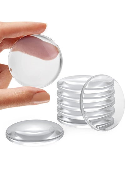 Buy 8 Pack - Clear Door Stops for Wall 4CM - Door Bumpers with Strong Adhesive Glue - Shock Absorbent and Discreet Wall Protectors from Door Knobs in Saudi Arabia