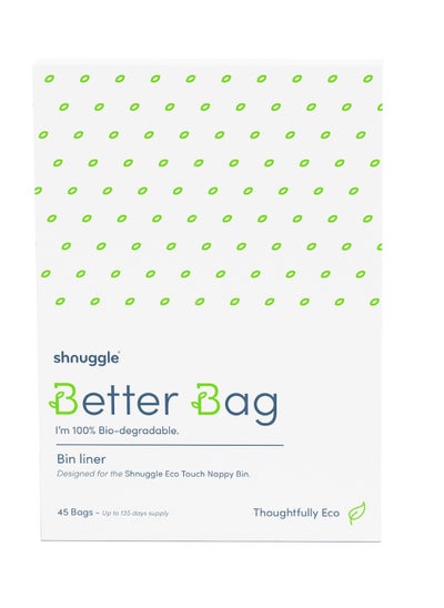 Buy Better Bag Nappy Bin Liners, Green - 45 Pcs/Pack in UAE