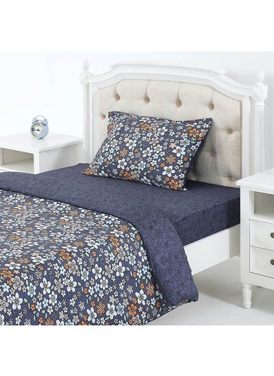 Buy Ashlee Single-Sized Duvet Cover Set, Multicolour - 135x200 cm in UAE