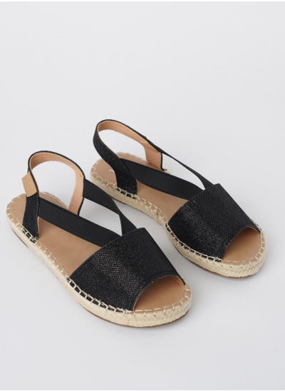 اشتري JOVE Women's Casual Espadrilles BLACK في السعودية