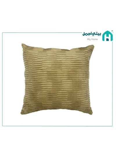 Buy Sofa Cushion Square Shape Super Comfortable 45x45 cm Brown in Saudi Arabia