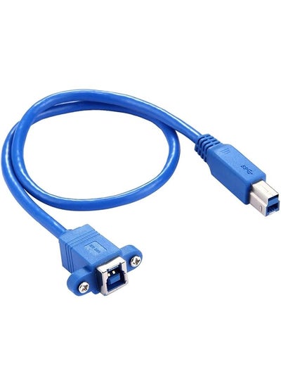 Buy Computer Components General Electrical Accessories 50Cm Usb 3.0 B Female To B Male Connector Adapter Data Cable For Printer Scanner in Saudi Arabia