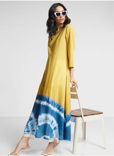 Buy Round Neck Knitted Kurti in UAE