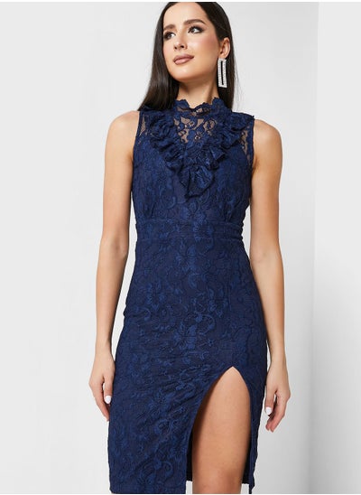 Buy Lace Mini With Front Slit in Saudi Arabia