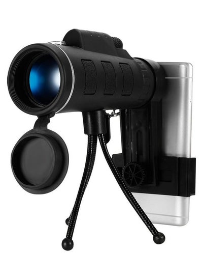 Buy 40X60 HD Monocular Telescope With Phone Holder And Tripod Stand in Saudi Arabia