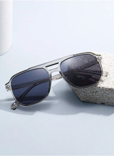 Buy Men’s Sunglasses With A Grey Elegant Frame in Saudi Arabia