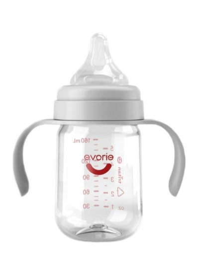 اشتري Anti-Colic, BPA-Free Tritan Wide Neck Baby Feeding Bottle With Handle 160 ML, 6M+ في السعودية