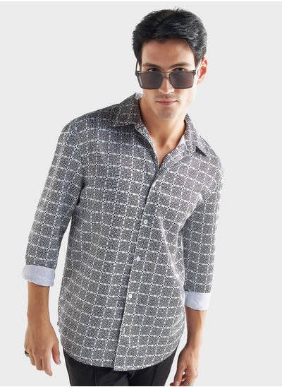 اشتري Printed  Regular Fit Shirt في السعودية