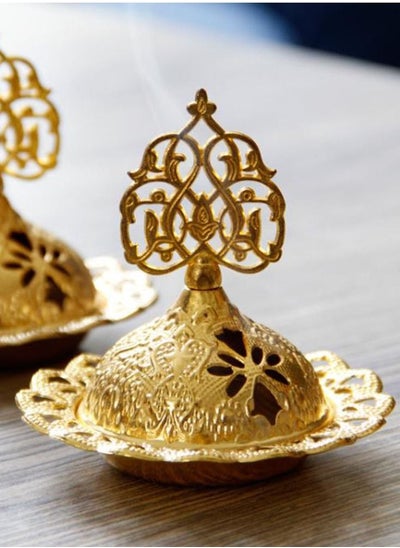 Buy Creative Lace Incense Burner Metal Craft Ornament in UAE